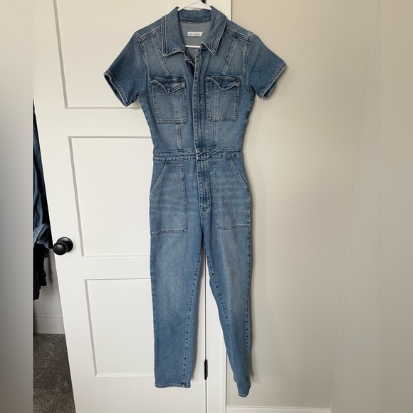 Good American Pants - Good American Denim Jumpsuit size Small
